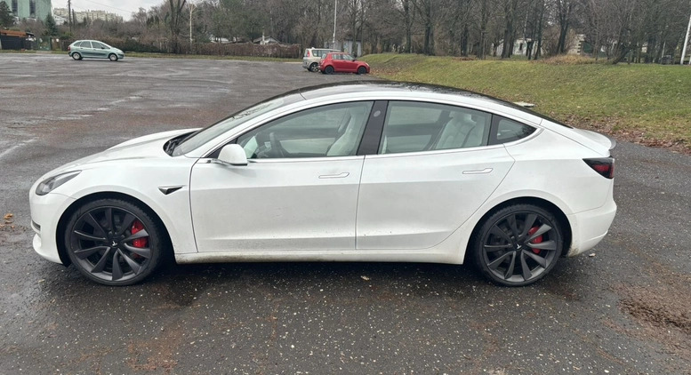 Tesla Model 3 cena 149000 przebieg: 45000, rok produkcji 2020 z Częstochowa małe 121